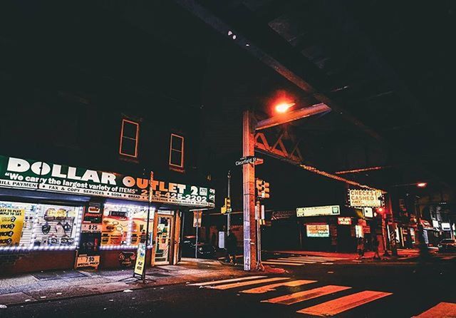 illuminated, night, architecture, building exterior, built structure, text, street, city, lighting equipment, street light, western script, communication, incidental people, outdoors, transportation, road, non-western script, sky, city life, sign