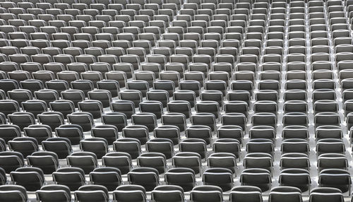 Full frame shot of chairs