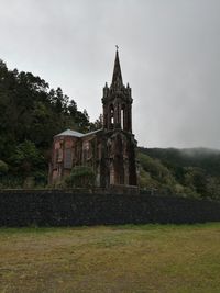 View of temple against sky