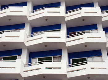 Low angle view of apartment building