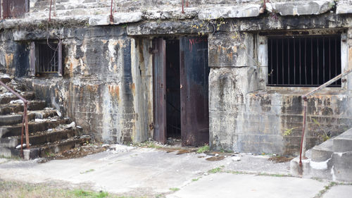 View of abandoned building