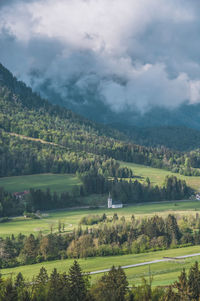 Scenic view of landscape against sky