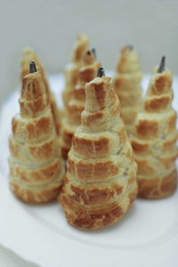 Close-up of dessert in plate