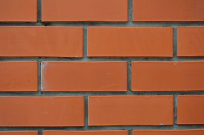 Full frame shot of orange wall