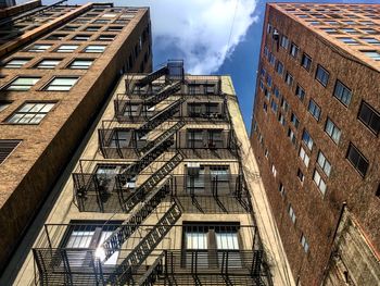 Low angle view of building against sky