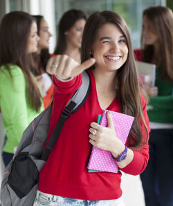 Portrait of a smiling young woman