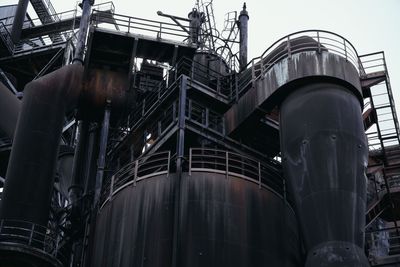Low angle view of ship