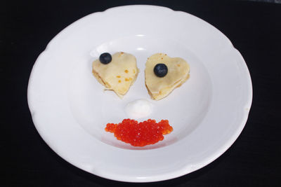Close-up of dessert in plate