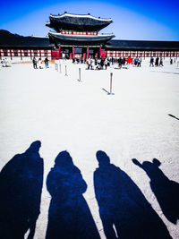 Group of people on snow