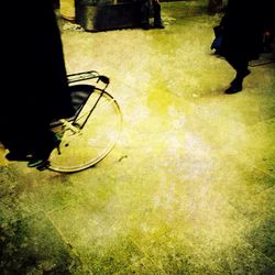 Low section of people in lawn