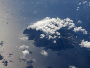 Low angle view of clouds in sky