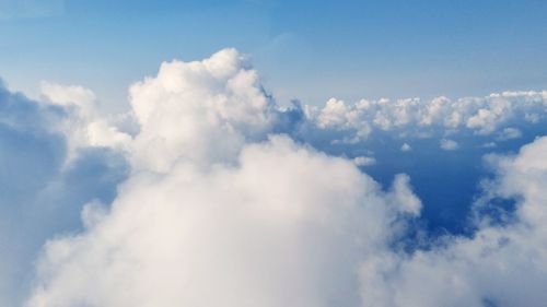 Low angle view of clouds in sky