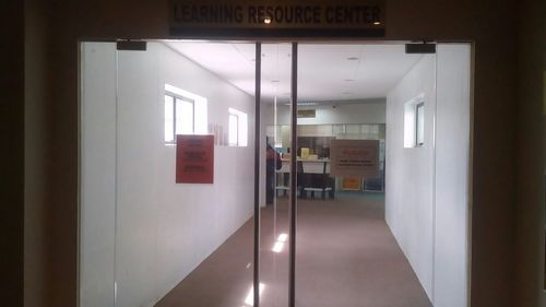 Empty corridor of building