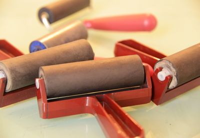 Close-up of cigarette on table