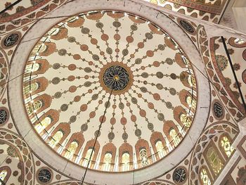 Low angle view of ceiling