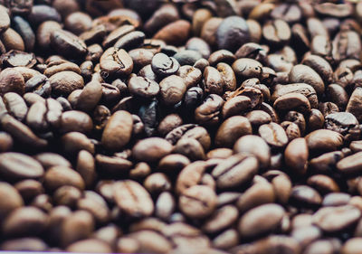 Full frame shot of coffee beans