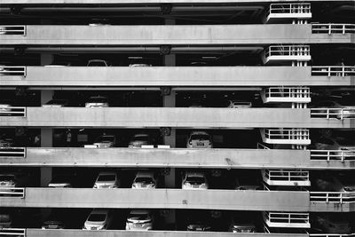 Full frame shot of cars in parking lot