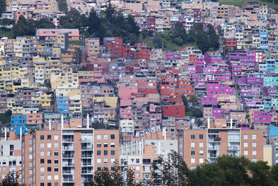 Full frame shot of residential buildings