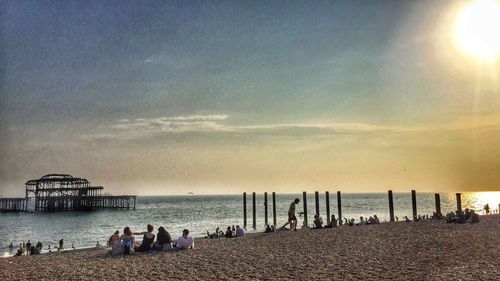 People on beach