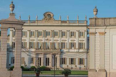 Low angle view of historical building