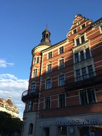 Low angle view of building against sky