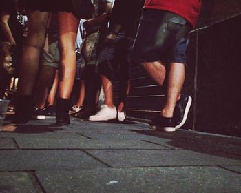 Low section of woman