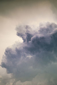 Scenic view of cloudy sky