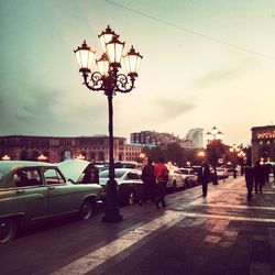 City street at night