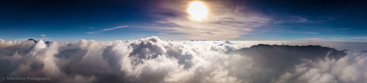 Low angle view of clouds in sky