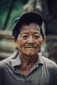 Portrait of man smiling