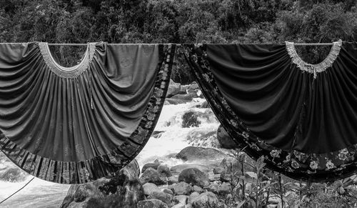 Panoramic view of rock formation
