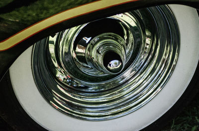 Close-up of spiral staircase