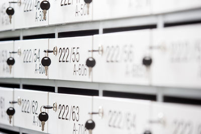 Close-up of computer keyboard