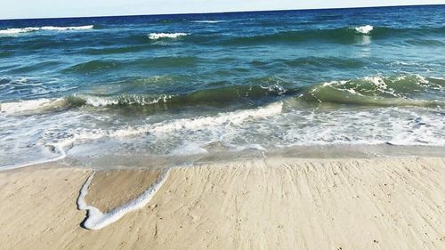 Scenic view of beach