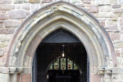 Entrance of old building