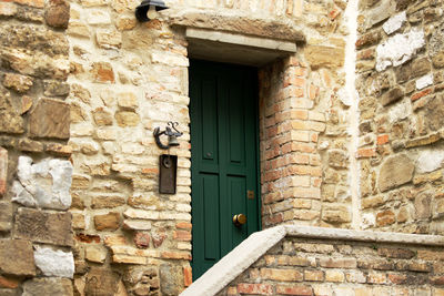 Entrance of old building