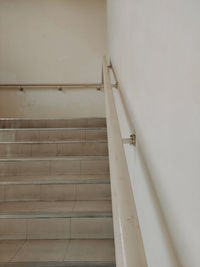 Low angle view of staircase in building