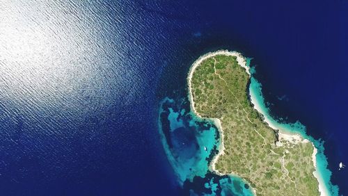 Aerial view of sea