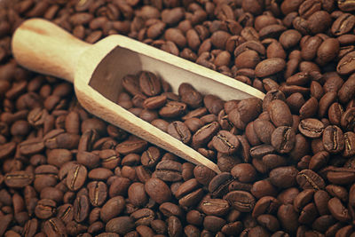 Close-up of coffee beans