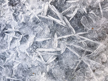 Full frame shot of ice