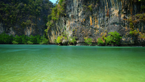 Tropical island beach view on summer at south of thailand.