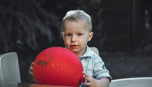 Portrait of cute boy