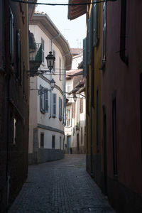 Street amidst buildings in city