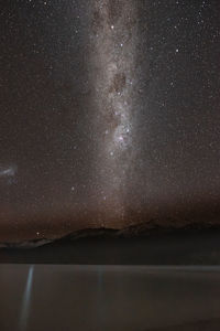 Scenic view of star field at night