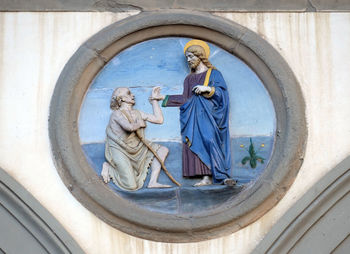 Works of mercy,  ospedale di san paolo, in florence, italy