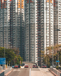 View of buildings in city