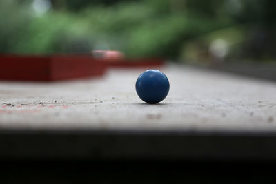 Close-up of ball on surface