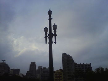 Low angle view of buildings against sky