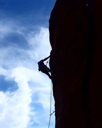 Low angle view of cloudy sky