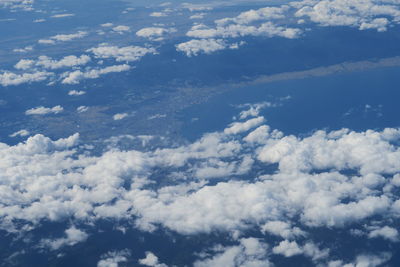 Low angle view of clouds in sky